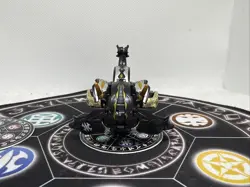 Bakugan BakuTech Aquos Gif Jinryu & Card Gold Black MG Japan Import Rare - Image 3