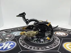 Bakugan BakuTech Aquos Gif Jinryu & Card Gold Black MG Japan Import Rare - Image 4