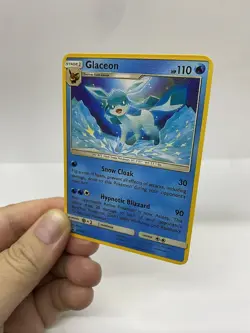 Glaceon Gold Metal Pokemon Card-Collectible Gift Display！Christmas PRETTY - Image 3