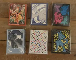Pokemon TCG ETB Card Sleeves - Lot of 6 Sealed - Image 1