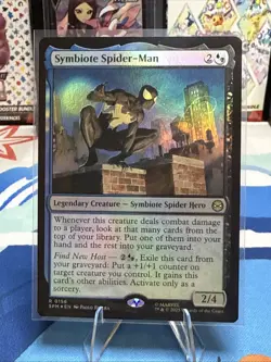 MTG Symbiote Spider-Man (156) | NM Foil | Spider-Man (SPM) - Image 1