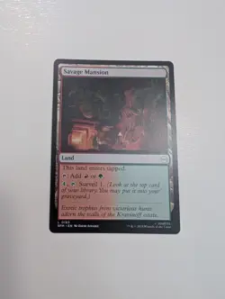 MTG - Savage Mansion - Marvel's Spider-Man NM/M Condition - Image 1