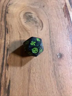 Mtg Spiderman Green Spindown Die - Magic the Gathering d20 - Image 1
