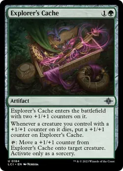 NM Explorer's Cache, MTG, LCI, Magic the Gathering, 184 - Image 1