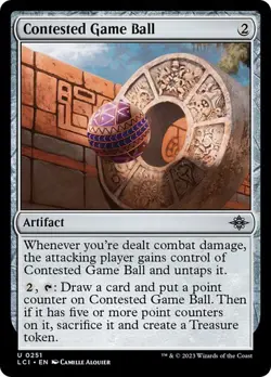 NM Contested Game Ball, MTG, LCI, Magic the Gathering, 251 - Image 1