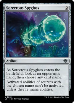 NM Sorcerous Spyglass, MTG, LCI, Magic the Gathering, 261 - Image 1