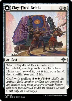 NM Clay-Fired Bricks, MTG, LCI, Magic the Gathering, 6 - Image 1