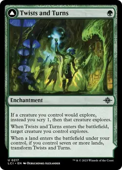 NM Twists and Turns, MTG, LCI, Magic the Gathering, 217 - Image 1