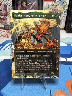 Spider-Ham, Peter Porker Borderless - SPM 0201 - NM - MTG Magic - Image 1