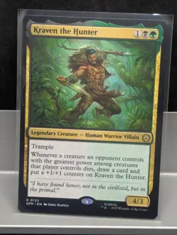 Kraven the Hunter X1 NM Marvel's Spider Man MTG - Image 1