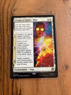 Origin of Spider-Man 0009 Rare Non-Foil Spider-Man MTG - Image 1