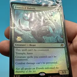 MTG - FRENZIED BALOTH - RARE - EOE - PRERELEASE FOIL SEALED - Image 5