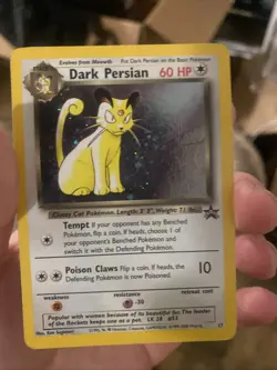Dark Persian - 17 - Pokemon Wizards Black Star Promo Card Holo LP - Image 1