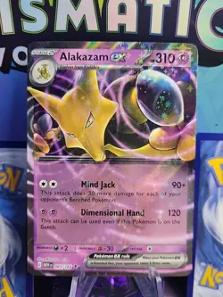 Alakazam ex 065/165 (Double Rare) Scarlet & Violet 151 Pokemon TCG Holo Foil+evo - Image 3