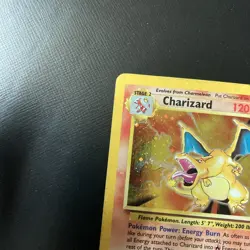 Charizard 4/130 HP Played Base Set 2 2000 Pokemon Card Holo Rare Holofoil - Image 2