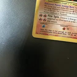 Charizard 4/130 HP Played Base Set 2 2000 Pokemon Card Holo Rare Holofoil - Image 5