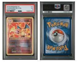 2016 POKEMON XY EVOLUTIONS #11 CHARIZARD-REVERSE FOIL PSA 5 - Image 1