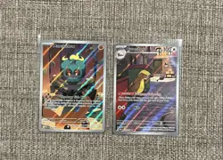 Marshadow 146/132 & Gumshoos 153/132 Illustration Rare Pokemon Mega Evolution - Image 1