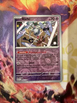🚀Klefki | 096/198 | Reverse Holo Rare Scarlet & Violet Base Set | Pokemon Mint - Image 1