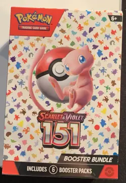 Pokemon Scarlet Violet 151 Booster Bundle 6-Pack, Factory-Sealed - Image 1