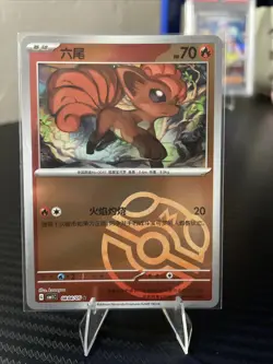Vulpix 0804/05 Masterball Pokemon Chinese Gem Pack Horizon 08 04/05 - Image 1