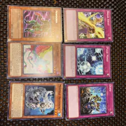 Yugioh Card Lot W. Newdoria & Long Ling 6 Cards - Image 1