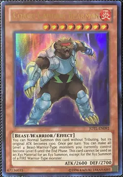 Coach Captain Bearman JOTL-EN092 Judgment of the Light Unlimited Yugioh Card - Image 1