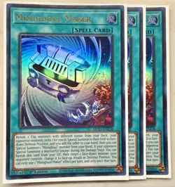 Yugioh! 3x Mimighoul Maker MP25-EN238 Ultra Rare 1st Ed NM - Image 1