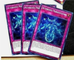 3x Yugioh - Altergeist Manifestation EXFO-EN070 NM Unlimited Super Rare - Image 1
