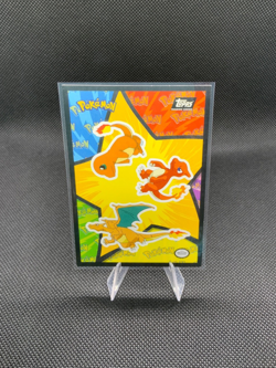Pokemon Topps - Charmander, Charizard - The First Movie 1999 Sticker Card - Image 1