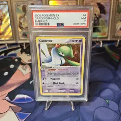 PSA 7 NM Gardevoir 4 / 106 Emerald Holo Rare Vintage Pokemon TCG Graded Card - Image 1