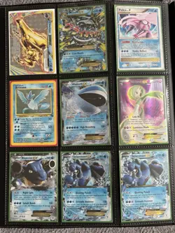 Lot of 92 EX/Full Art Mega/Holo Semi Modern Collection Of Pokemon Cards W/Binder - Image 2