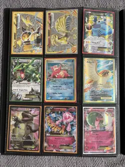Lot of 92 EX/Full Art Mega/Holo Semi Modern Collection Of Pokemon Cards W/Binder - Image 4