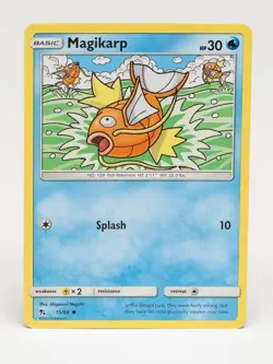 Pokemon TCG Magikarp 15/68 Hidden Fates Non-Holo Common Card Excellent LP - Image 1