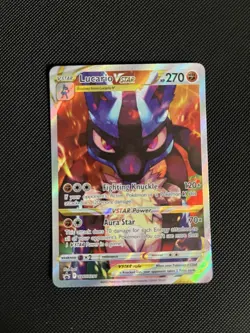 Pokemon TCG Lucario VSTAR SWSH291 Full Art Holo Black Star Promo Card - Image 1