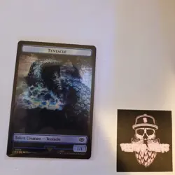 FOIL TENTACLE TOKEN (04) The Lord Of The Rings Magic MTG MINT CARD - Image 1