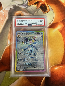 Glaceon ex 150/131 Prismatic Evolutions PSA Graded 10 Pokemon Trading Card Game - Image 1