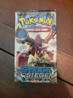 Pokemon TCG XY Steam Siege Sleeved Booster Pack (10cards) - Image 1