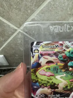 Pokemon TCG Snorlax VMAX Holo Ultra Rare Card Mint Condition 142/202 Pack Fresh - Image 5