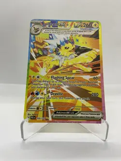 Jolteon EX Gold Metal Pokemon Card-Collectible Gift Display！Christmas - Image 3