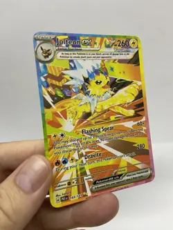 Jolteon EX Gold Metal Pokemon Card-Collectible Gift Display！Christmas - Image 5
