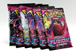 2021 Pokemon TCG Fusion Strike Sword & Shield 10 Card Booster Pack New 1 pack - Image 1