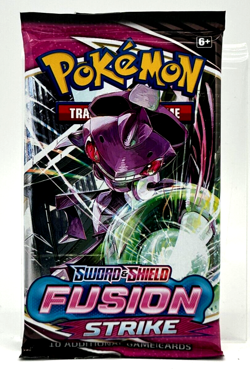 2021 Pokemon TCG Fusion Strike Sword & Shield 10 Card Booster Pack New 1 pack - Image 2