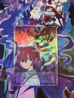 Gundam TCG Resource Card Machu RP-010 FOIL Alt Art English Anime Expo 2025 Promo - Image 1