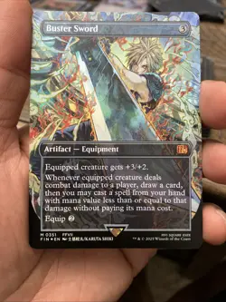 Buster Sword (Borderless) Final Fantasy Foil - Image 1