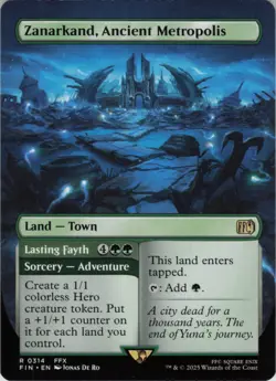 Zanarkand, Ancient Metropolis (Borderless) R FINAL FANTASY 314 NM Normal MTG - Image 1