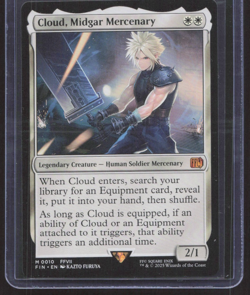 Magic The Gathering Final Fantasy CLOUD, MIDGAR MERCENARY #0010 Mythic Rare - Image 1