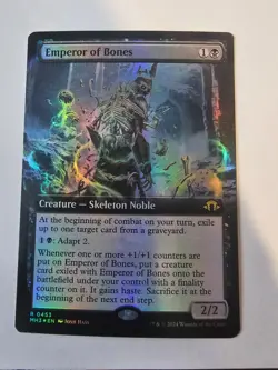MTG - Emperor of Bones FOIL Extended Art - Modern Horizons 3 - Image 1