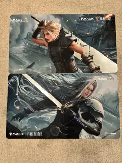 Ultra Pro Magic Con Las Vegas 2025 EXCLUSIVE Sephiroth & Cloud Playmats - Image 1