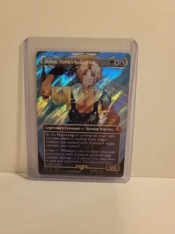 Tidus, Yuna's Guardian Borderless, Surge Foil, Final Fantasy MTG - Image 1